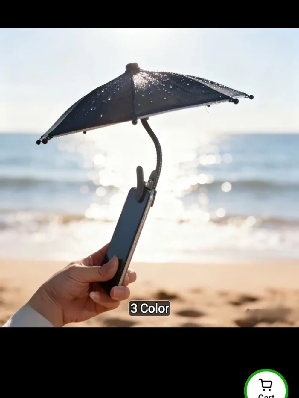 Universal Phone Sunshade Umbrella - Black 1 Unbrella See All Pics